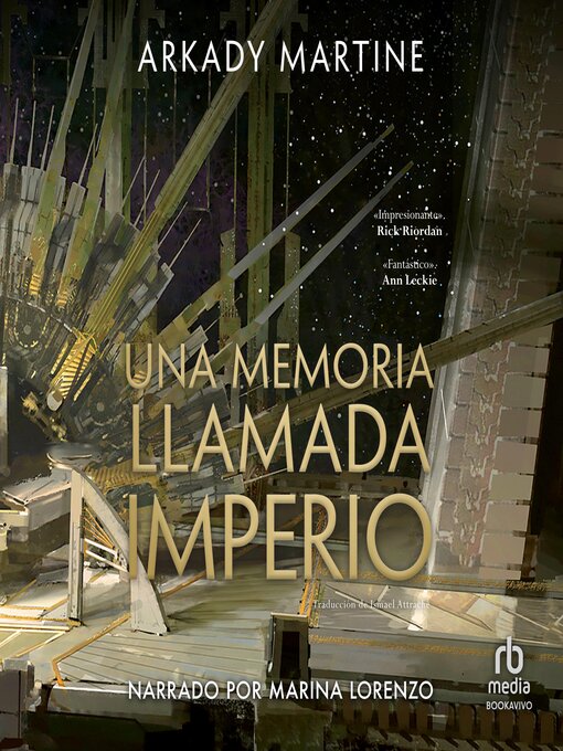 Cover image for Una memoria llamada imperio (A Memory Called Empire)